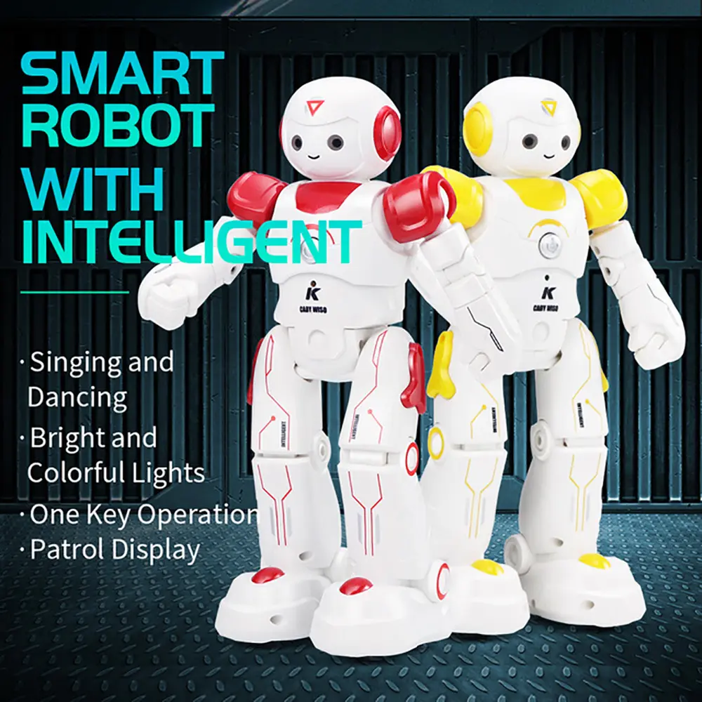 Yeni varış JJRC R12 akıllı RC Robot CADY WISO oyuncak şarkı dans uzaktan kumanda oyuncak hareket algılama dokunmatik oyuncak hediye