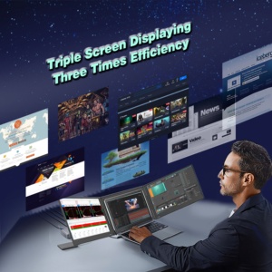 Bán Buôn FHD 15.6Inch Kích Thướ<span class=keywords><strong>c</strong></span> Lớn 16:9 Màn Hình Kép Xách Tay Máy Tính Xách Tay Màn Hình Extender Cho Máy Tính Xách Tay Máy Tính Xách Tay Màn Hình Loại <span class=keywords><strong>C</strong></span> Kết Nối - Product Image 3