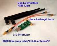 Carte réseau USB RTL8812AU 5G pour la réception et la transmission, compatible Kali, Ubuntu, Raspberry Pi, Tu Pass, Qunhui, NAS, WiFi