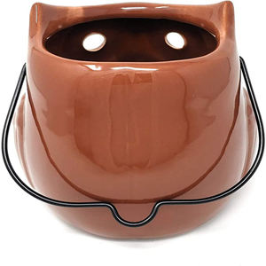 Custom Engraved Cheap Brown <strong>Owl</strong> Animal Elegant Eco Friendly Decorative Heat Resistant Porcelain Nordic <strong>Candle</strong> Jars - Product Image 5