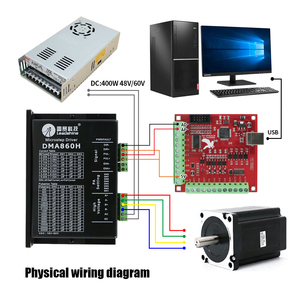 HLTNC Hycnc <strong>Stepper</strong> <strong>Motor</strong> Driver <strong>Controller</strong> DMA860H 2 Phase Digital Nema 34 7.2A 80W IP54 AC220V for CNC Machinery <strong>Motor</strong> Control - Product Image 4