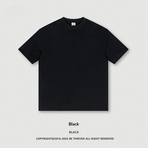 Camiseta de manga corta para hombre, de algodón puro, color liso, estilo juvenil, holgada, de marca moderna. - Product Image 2