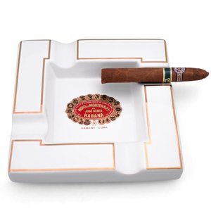 Cendrier carré en céramique <span class=keywords><strong>noir</strong></span> et blanc de style classique Monte, 4 calibres larges, pour la décoration de la maison, du <span class=keywords><strong>restaurant</strong></span> et de l'hôtel - Product Image 4