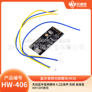 โมดูลเสียง HW-406 สเตอริโอ HIFI สำหรับการดัดแปลง DIY - Product Image 5