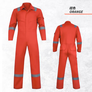 Overall Kerja Tahan Api Berkualitas Tinggi untuk Pria dan Wanita, Jumpsuit Mekanik Anti Air dengan Seragam Multi-Kantong - Product Image 6