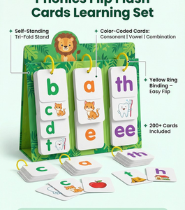 Tarjetas de <span class=keywords><strong>Palabras</strong></span> Visuales <span class=keywords><strong>para</strong></span> Jardín de Infancia, Tarjetas de Fonética <span class=keywords><strong>para</strong></span> Niños, Tabla de Bolsillo con Juegos de <span class=keywords><strong>Palabras</strong></span> CVC, Juegos de Fonética <span class=keywords><strong>para</strong></span> el Aprendizaje <span class=keywords><strong>en</strong></span> el Aula - Product Image 3