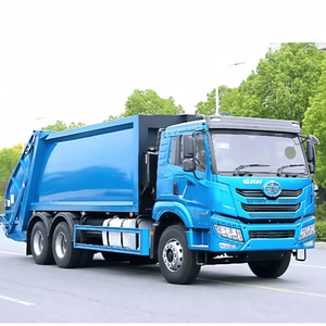 FAW 6x4 Diesel Automatic Transmission Euro 3 Compression Garbage Truck Rear Bin Lifter Compactor Truck - Product Image 1