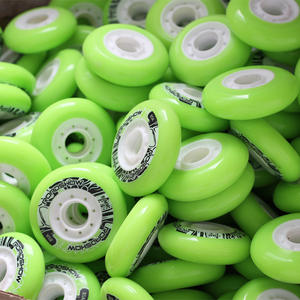 Roues de patins Ruidongle pour patins à glace, patins à roulettes et patins en ligne, roues de frein en jade blanc pour patinage de vitesse, résistantes à l'usure - Product Image 2