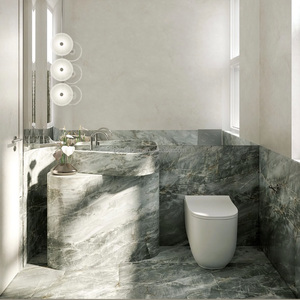Plan <span class=keywords><strong>de</strong></span> toilette <span class=keywords><strong>de</strong></span> luxe en marbre bleu sodalite intégré pour projets hôteliers haut <span class=keywords><strong>de</strong></span> gamme - Product Image 5