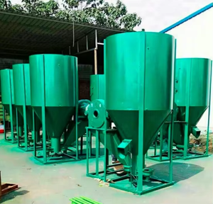 Voor 500Kg Volautomatische Elektrische Verticale Voedermolen Mixer Hoge Productiviteit Nieuwe Diervoederverwerking Voor Pluimvee - Product Image 6