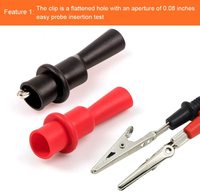 Professional Electric Testing Work 1000V 10A Alligator Clip Test Kit Banana Test Lead Probe Pure Copper Conductor
