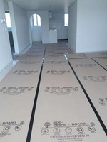 Papier de protection de sol robuste, anti-rayures, imperméable, papier de protection de sol temporaire pour chantier de construction et de rénovation