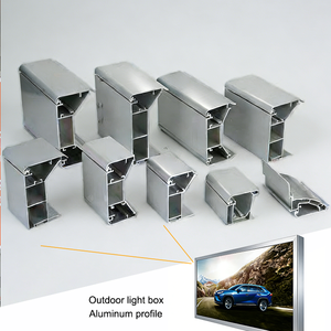 <span class=keywords><strong>Profilé</strong></span> en aluminium extrudé FOXYGEN 90mm*60mm/9cm*6cm 2mm <span class=keywords><strong>pour</strong></span> cadre à clipser publicitaire en tissu avec couvercle rabattable <span class=keywords><strong>pour</strong></span> caisson lumineux - Product Image 1