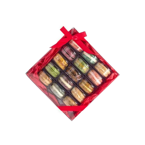 Tùy Chỉnh In Kỹ Thuật Số Sinh Thái Thân Thiện Với Macaron Hiển Thị Hộp Bánh Sô Cô La Giấy Bao Bì Hộp Kẹo Cookie Hộp Với Chèn - Product Image 4