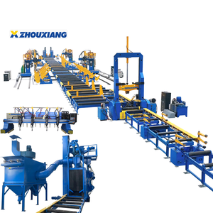 Línea de Producción de Vigas de Acero H de Alta Resistencia Personalizada, Línea de Producción Automática de Vigas H de Grado Zhouxiang, Marca Zhouxiang - Product Image 1