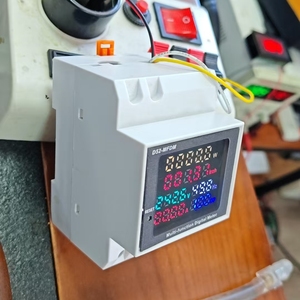 Monitor de CA de carril Din 6 en 1, 110V/220V/380V, 100A, factor de potencia de corriente de voltaje, medidor de frecuencia de energía eléctrica KWH activo - Product Image 4