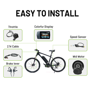 Kits de conversion de vélo électrique GreenPedel 350W à moteur central <span class=keywords><strong>Tongsheng</strong></span>, vente chaude TSDZ2B <span class=keywords><strong>36V</strong></span> <span class=keywords><strong>250W</strong></span>, kit de moteur central à capteur de couple - Product Image 5