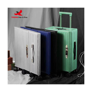 Fashion Space Saving Travel Luggage Case TSA Combination Lock <b>Foldable</b> Travel <b>Suitcase</b> - Product Image 4