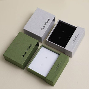 Boîte à <span class=keywords><strong>bijoux</strong></span> en papier artisanal de luxe, emballage cadeau personnalisé <span class=keywords><strong>pour</strong></span> bagues, colliers, bracelets, coffrets cadeaux de <span class=keywords><strong>bijoux</strong></span>, coffret <span class=keywords><strong>bijoux</strong></span> - Product Image 6