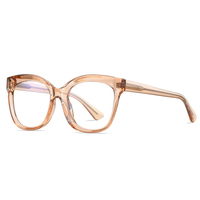 Monture optique couleur bonbon, bloquant la lumière bleue, grosse monture de lunettes pour femmes, lunettes de Prescription personnalisées