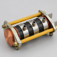 Radiateur en cuivre T2 à refroidissement liquide avec pince de fixation pour thyristors série 4C3, idéal pour les modules de puissance à diodes SCR
