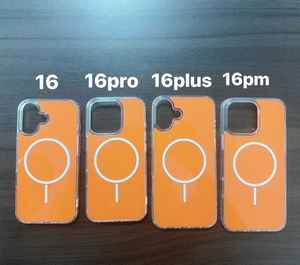 Coque magnétique originale pour iPhone 17 Pro Max, Air 16, 15, 13, 14 Plus – Couleur Orange – Étui de protection - Product Image 4
