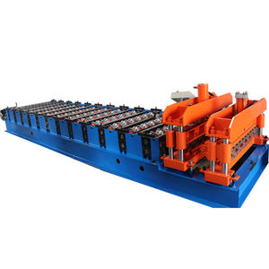 Huayang volautomatische <span class=keywords><strong>machine</strong></span> voor het vormen van geglazuurde metalen dakpannen, dakpannenmachine, bouwmateriaalmachines - Product Image 6