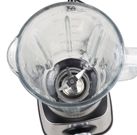 Mixeur Électrique Professionnel Robuste en Acier Inoxydable à 6 Lames avec Pot Anti-Fuite de 1,5 L pour Usage Domestique et Hôtelier