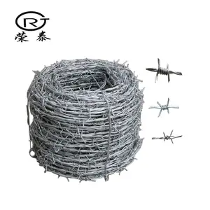 prison electric hot dipped galvani fence fence/ 2mm twist the in both directions barbed wire