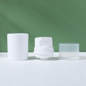 Flacon cosmétique avec logo personnalisé 30ml-200ml Gamme blanche avec pulvérisateur à pompe Flacon de crème sans air en émulsion 50ml-150ml avec lotion - Product Image 6