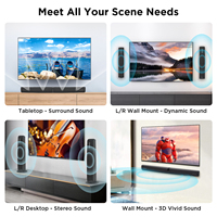 Système de cinéma à domicile meilleure barre de son haut-parleur barre de son sans fil barres de son Bluetooth pour TV avec câble ARC/optique/AUX
