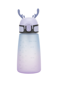 350ml Bpa-free Water Bottle With One-touch Lid Direct Drinking For Kids Travel Camping School-new Lids - Product Image 2