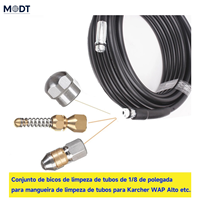 Raccord de tuyau pour nettoyeur haute pression, connecteur mâle NPT 3/8'', connexion rapide, prise SS304, 5000 PSI, pour peinture de surfaces