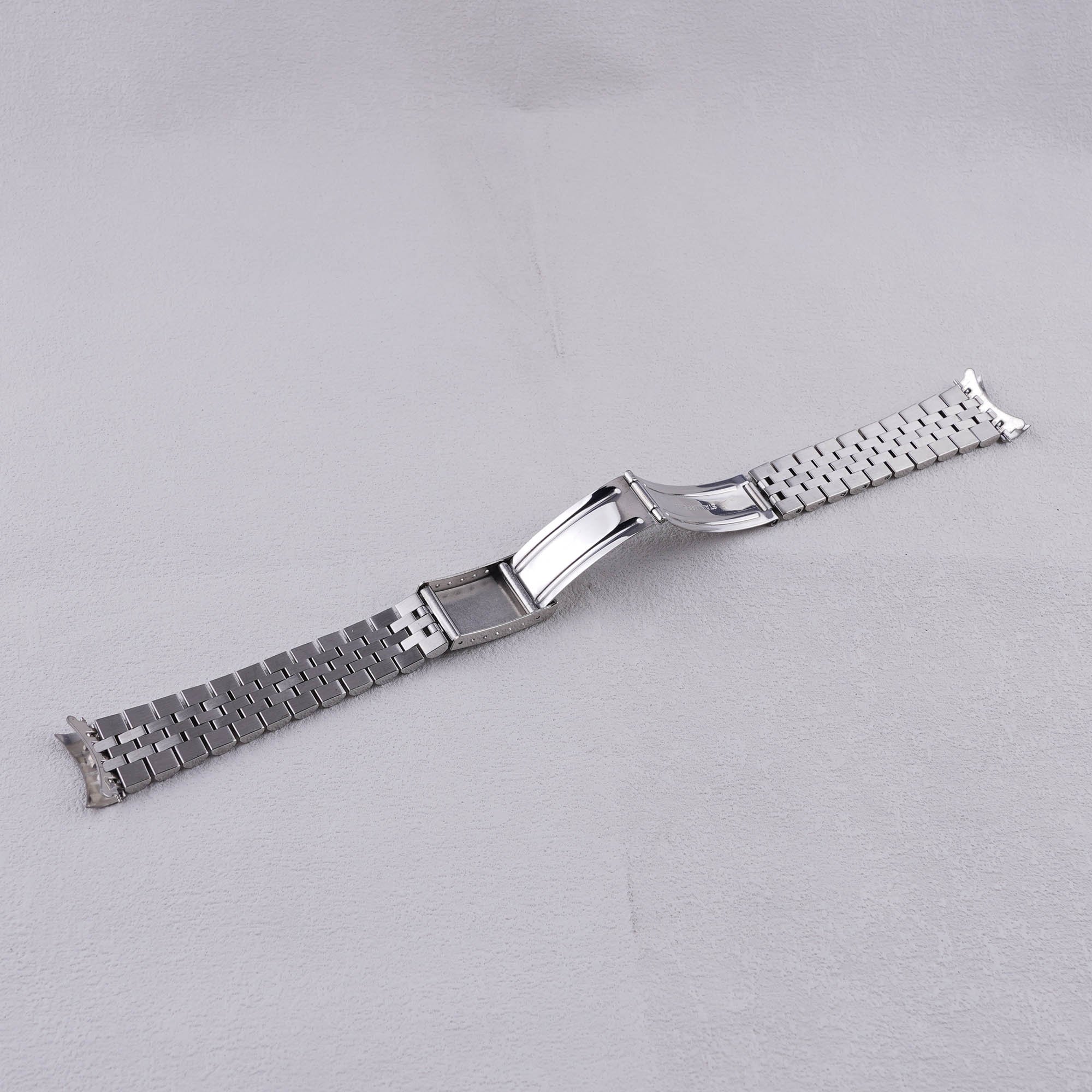 US Stock TAX FREE for Rolex Datejust 20mm Silver Jubilee 316L Steel Hollow Curved End Luxury Watch Band Strap Bracelet