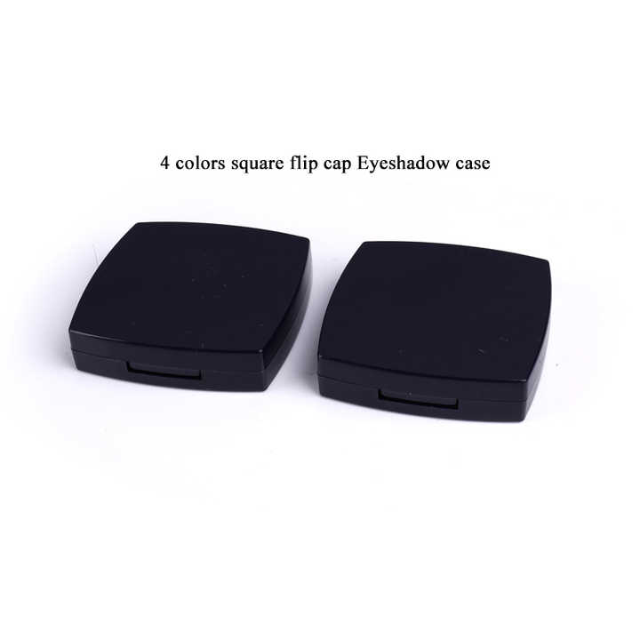 Square Flip Cap 4colors Eyeshadow Palette Custom case with Mirror ...