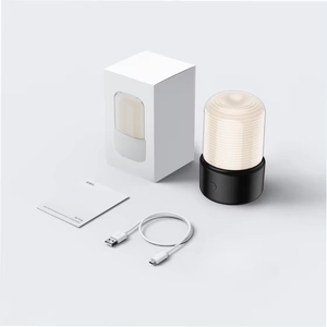 Mini difusor portátil de aceite esencial a la luz de las velas, Humidificador silencioso para cabecera de dormitorio, atomizador de esterilización purificador de aire - Product Image 3