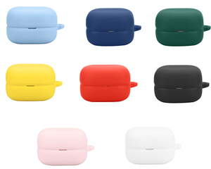 Coque de protection complète en silicone pour écouteurs, compatible avec les écouteurs sans fil WF-LS910N avec mousqueton - Product Image 2