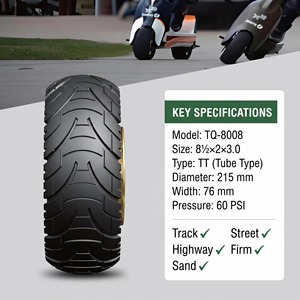 Neumático para Scooter Golden Scorpion TQ-8008, 8 1/2x3.0, Ancho, Resistente a Pinchazos, con Capa Interior de Revestimiento, 8.5 Pulgadas - Product Image 3