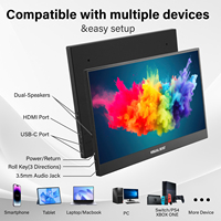 15,6 Zoll FHD 1920*1080 Tragbarer Monitor USB-C IPS-LCD Gaming-Monitor für Laptops