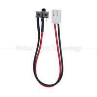 مفتاح تشغيل/إيقاف منزلق قابل للتخصيص مع موصل JST PH 2.0 SH VH MX وكابل بعزل PVC للاستخدام الإلكتروني