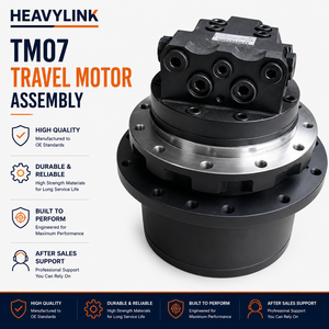 Conjunto de Motor de Traslación TM07 Compatible con: Hyundai 55, 60; Daewoo 55, 60; Doosan 60 - Product Image 2