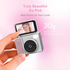 กล้องดิจิตอลหน้าจอพลิกได้แบบเรโทร ความละเอียด 1440P HD กล้องวีล็อก หน้าจอหมุนได้ 180 องศา พร้อมฟิลเตอร์ฟิล์ม กล้องดิจิตอลเซลฟี่สำหรับนักเรียน - Product Image 4