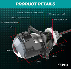 <span class=keywords><strong>Precio</strong></span> de fábrica Proyector Bi LED de gama alta 6000K Faro LED 12V Volta Nueva condición 2 años de garantía para <span class=keywords><strong>Porsche</strong></span> BMW E60 BMW F10 - Product Image 4