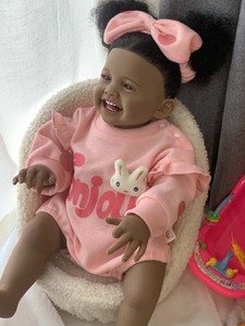 Poupée reborn en silicone souple et solide pour nouveau-né, poupée reborn pour enfants, vinyle, jumelle, bébé fille - Product Image 6