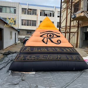 Pyramide gonflable de 3 m avec souffleur d'air pour salon professionnel, ballon mural en briques gonflable sur le thème de la <span class=keywords><strong>Rome</strong></span> antique - Product Image 5