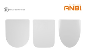Anbi UF hình chữ nhật nhà vệ sinh chỗ ngồi Bìa duroplast siêu mỏng WC nhà vệ sinh chỗ ngồi Nắp - Product Image 6