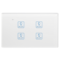 Interrupteur mural intelligent ReZ-TI Matter Over Thread, commande à distance pour maison intelligente, compatible avec Apple Home, Alexa, Google Home, Smart Things