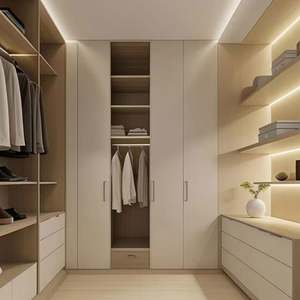 Armario Vestidor de Lujo para Hombre, Estilo Moderno, Plegable y Extensible, con Tablero HDF - Product Image 3