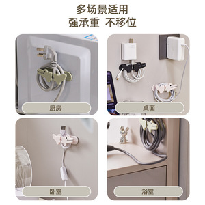 Crocodile Cable Organizer Desktop Plastic Wire Management Holder For Charging Cables - Product Image 3