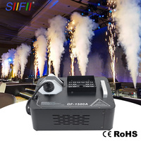 Machine à fumée verticale 1500W RGB LED DMX avec télécommande pour scène, DJ, fête, spectacle